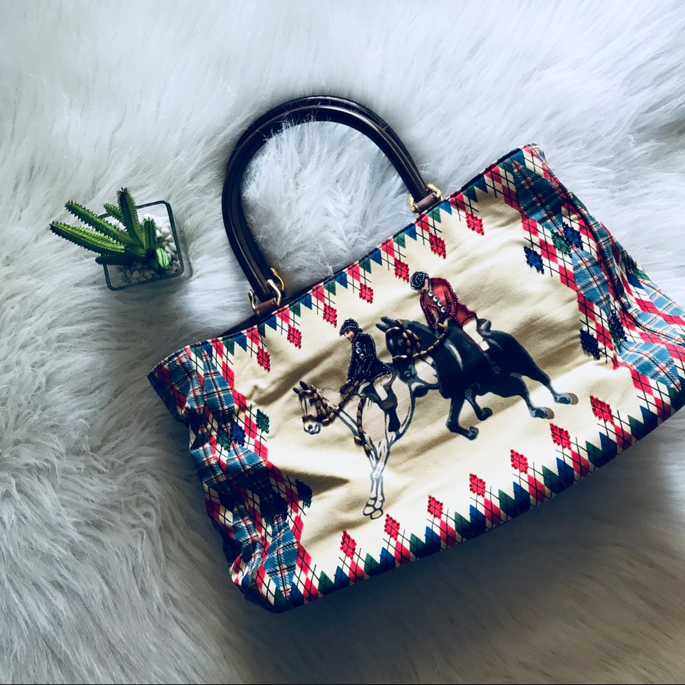 Horse and rider handbag
